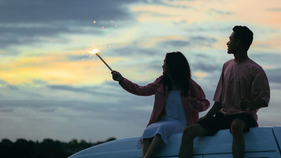 A picture of a couple